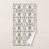 Deprise著国のヴィンテージのシャンペンのフランスのなモザイク バスタオルセット (ハンドタオル)