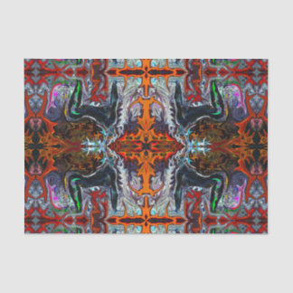 Deprise著赤の火のヨガパターンの呼吸 薄葉紙