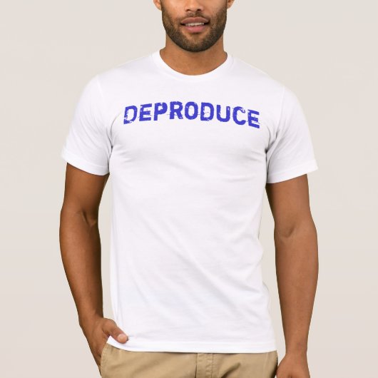 Deproduce 05.07.09 tシャツ (正面)