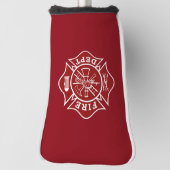 Dept/消防士のマルタ十字の運搬人カバーを始動させて下さい ゴルフヘッドカバー (回転90)