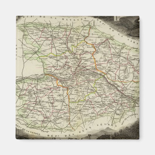 Dept About Hand and Dormouse マグネット (正面)