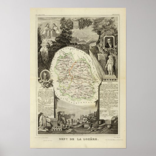 Dept Any Lozere ポスター (正面)