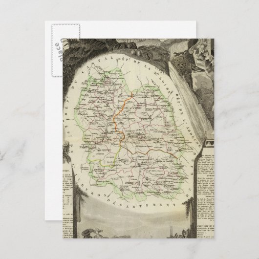 Dept Any Lozere ポストカード (正面/裏面)