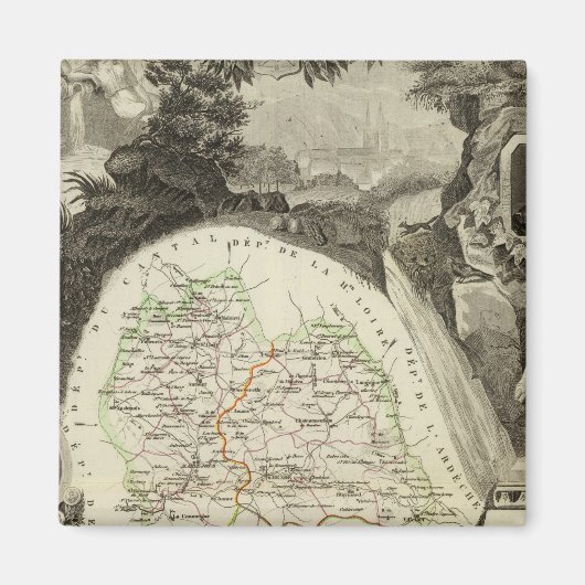 Dept Any Lozere マグネット (正面)