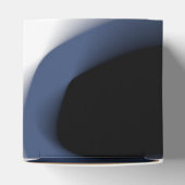 Depth Charge:抽象芸術ブラック、ホワイト、ブルー フェイバーボックス (上部)