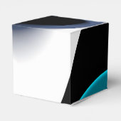 Depth Charge:抽象芸術ブラック、ホワイト、ブルー フェイバーボックス (裏面サイド)