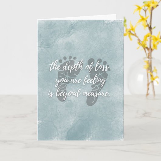 Depth of Loss (Infant Loss) Card カード (黄色い花)