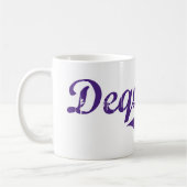Dequincyルイジアナのクラシックなデザイン コーヒーマグカップ (左)