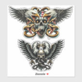 Der Adler und Schlangen Gott der Finsternis  Dämon シール (シート)