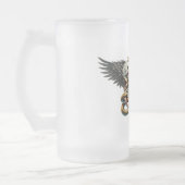 Der Adler und Schlangen Gott der Finsternis  Dämon フロストグラスビールジョッキ (左)
