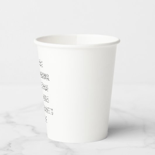 Der Apfel fällt doch weit ab ... / German Mug 紙コップ (左)