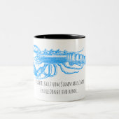 Der Apfel / German Mug ツートーンマグカップ (中央)