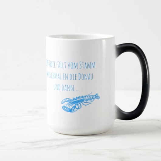 Der Apfel / German Mug モーフィングマグカップ (右)