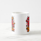 der beste opa aller zeiten graffiti 5 コーヒーマグカップ (中央)