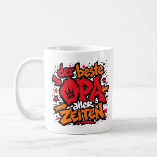 der beste opa aller zeiten graffiti 5 コーヒーマグカップ