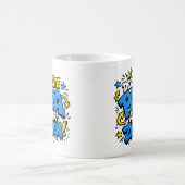 der beste papa aller zeiten 8 graffiti コーヒーマグカップ (中央)