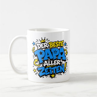 der beste papa aller zeiten 8 graffiti コーヒーマグカップ