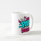 der beste papa aller zeiten graffiti 10 コーヒーマグカップ (正面右)