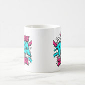 der beste papa aller zeiten graffiti 10 コーヒーマグカップ (中央)