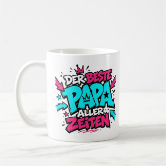 der beste papa aller zeiten graffiti 10 コーヒーマグカップ