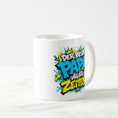 der beste papa aller zeiten graffiti 11 コーヒーマグカップ (正面右)