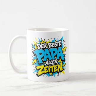 der beste papa aller zeiten graffiti 11 コーヒーマグカップ