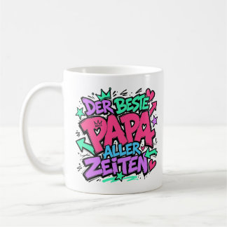 der beste papa aller zeiten graffiti 12 コーヒーマグカップ