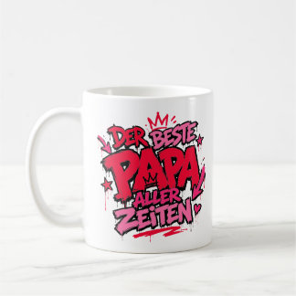 der beste papa aller zeiten graffiti 13 コーヒーマグカップ