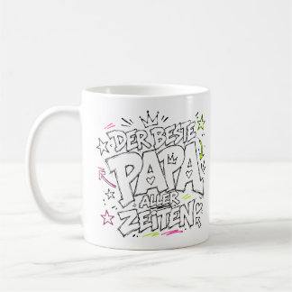 der beste papa aller zeiten graffiti 14 コーヒーマグカップ