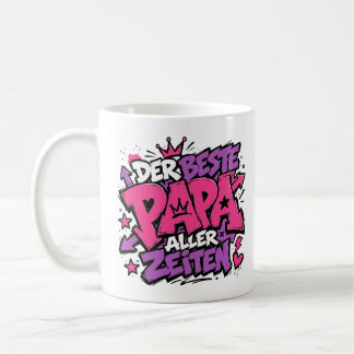 der beste papa aller Zeiten graffiti 7 コーヒーマグカップ