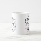 der beste papa aller zeiten graffiti 9 コーヒーマグカップ (中央)