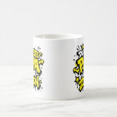 der bste papa aller zeiten graffiti 5 コーヒーマグカップ (中央)