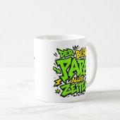 der bste papa aller zeiten graffiti 6 コーヒーマグカップ (正面右)