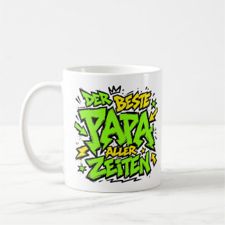 der bste papa aller zeiten graffiti 6 コーヒーマグカップ