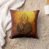 "Der Buddha"  Orginalbild von Eva Borowski クッション (ブランケット)