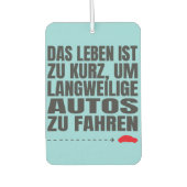 der einzigartige  カーエアーフレッシュナー (正面)