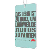 der einzigartige  カーエアーフレッシュナー (左)