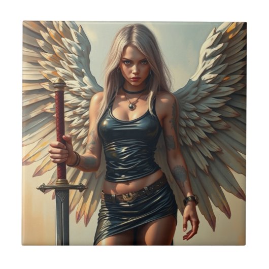 Der Engel des Kriegers タイル (正面)