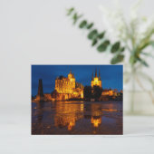 Der Erfurter Dom in Thüringen Postkarte ポストカード (スタンド正面)