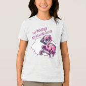 Der Flamingo (Wo ist mein Rosa?) トライブレンドＴシャツ (正面)