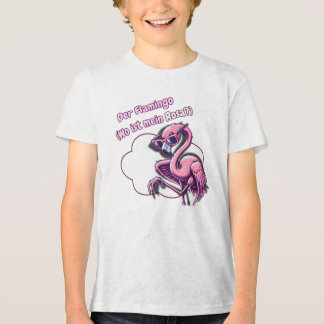 Der Flamingo (Wo ist mein Rosa?) トライブレンドＴシャツ