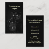 Der Fotograf -  Visitenkartenvorlage 名刺 (正面/裏面)