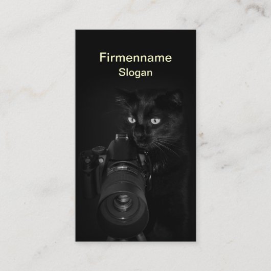 Der Fotograf -  Visitenkartenvorlage 名刺 (正面)