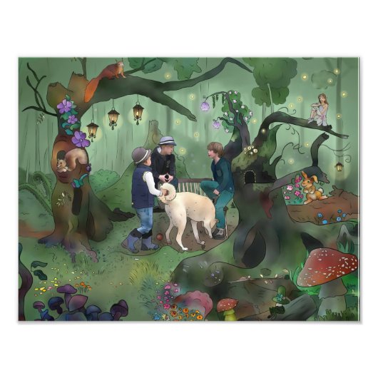 Der geheime Ort Fotodruck フォトプリント (正面)