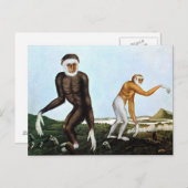 Der GibbonまたはThe Gibbon (1833) ポストカード (正面/裏面)