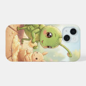 Der Grashüpfer und das Nektarkunstwerk.1 iPhone 15ケース (裏面横)