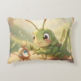 Der Grashüpfer und das Nektarkunstwerk.2 アクセントクッション