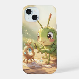 Der Grashüpfer und das Nektarkunstwerk.2 iPhone 15ケース