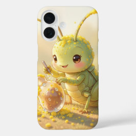 Der Grashüpfer und das Nektarkunstwerk iPhone 16ケース