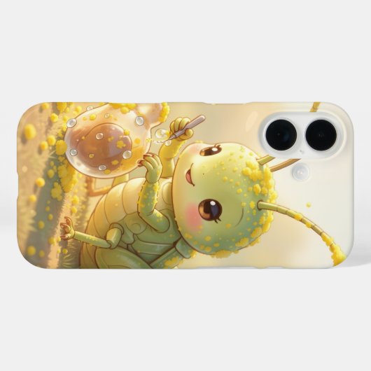 Der Grashüpfer und das Nektarkunstwerk Case-Mate iPhoneケース (裏面 (横))